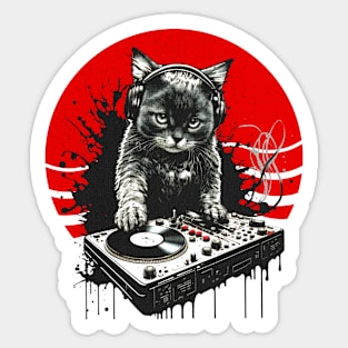 DJ Cool Cat Sticker